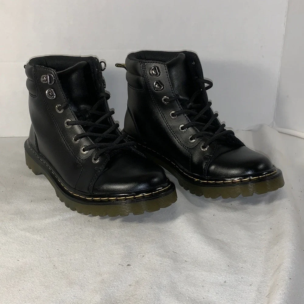 Dr. Martens Women’s Faora Black Combat Boots